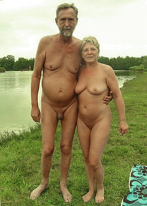 Real amateur older nude couples