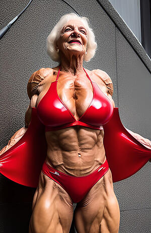 Sexy hot mature muscle photo